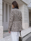 YESMYTOOL  -  2024 Fall / Autumn New Women Fashion Basic Leopard Jacket Short Coat