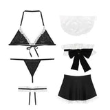 YESMYTOOL  -  New Sexy Maid Uniform Wild Coquettish Sweet Maid Role-playing Sexy Underwear Sexy Lingerie Maid Erotic Outfit Cosplay Costume