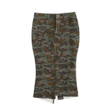 YESMYTOOL  -  Women Trumpet Mermaid Camouflage Slite Midi Skirt