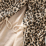 YESMYTOOL  -  2024 Fall / Autumn New Women Fashion Basic Leopard Jacket Short Coat