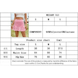 YESMYTOOL  - Women Sexy Spicy Girl Pleated Design Ruffled Hem Hip Wrap Skirt Female Clothes Temperament Women Fashion Pink Mini Skirts YSQ18