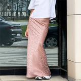 YESMYTOOL  -  Fashion Leopard Printing Long Skirt Women Street Sexy Spicy Girls Versatile High Waist Tight Fit Wrapped Hip Maxi Skirt