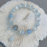 YESMYTOOL  -  Sea Blue Treasure Moonlight Crystal Bracelet