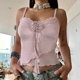 YESMYTOOL  -   Sexy Women Crop Tops Hot Sale Slim Knitted Bralette Vest Sleeveless Breathable Neck Crop Top Lady