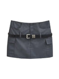 YESMYTOOL  -  Safety Skorts Slim Hip Skirt Short Skirt Belt Fashion Sweet Women Spicy Girls Sexy High Waist Slim Anti-ripping