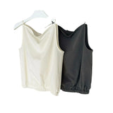 YESMYTOOL  -  New French Style Tank Top with Simple One-Shoulder Design for Women, Cool and Comfortable