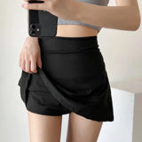 YESMYTOOL  -   Tennis Skirt Sports Yoga Sexy Short Skirt Women's Summer Fitness Golf High Waist A-line Skirt Summer