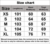 YESMYTOOL  - Blue Jeans Women Stripe Streetwear Fashion Y2K High Waist American Wide Leg Pants Denim Female Pants Autumn Straight Trousers