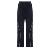 YESMYTOOL  -  Casual Stripe Spliced Techwear Sweatpants Sporty Chic Basic Trousers Baggy Stitched Elastic Waist Joggers Pants Chic